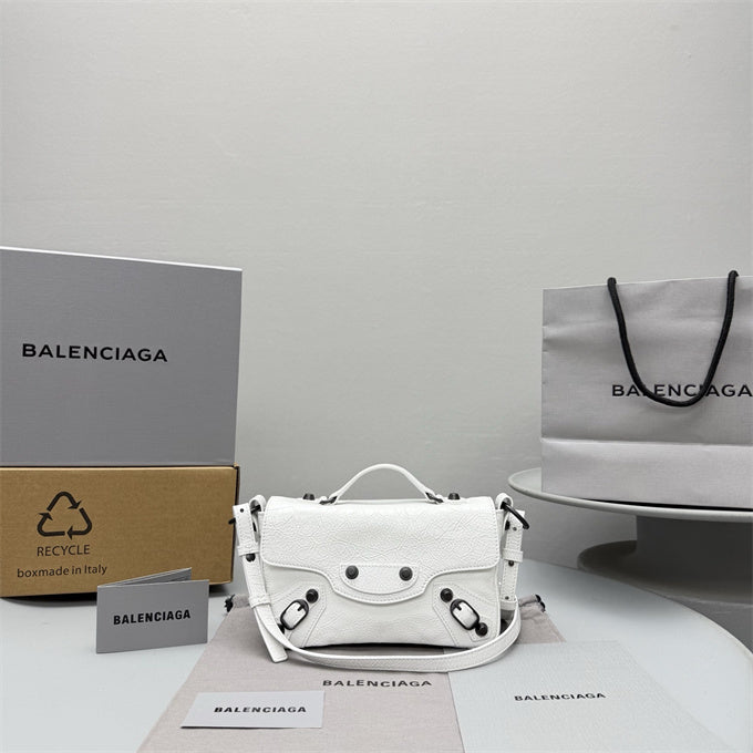 Balenciaga Women's Le City Flap Bag Nano Black